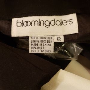Bloomingdales black maxi skirt; barely used
